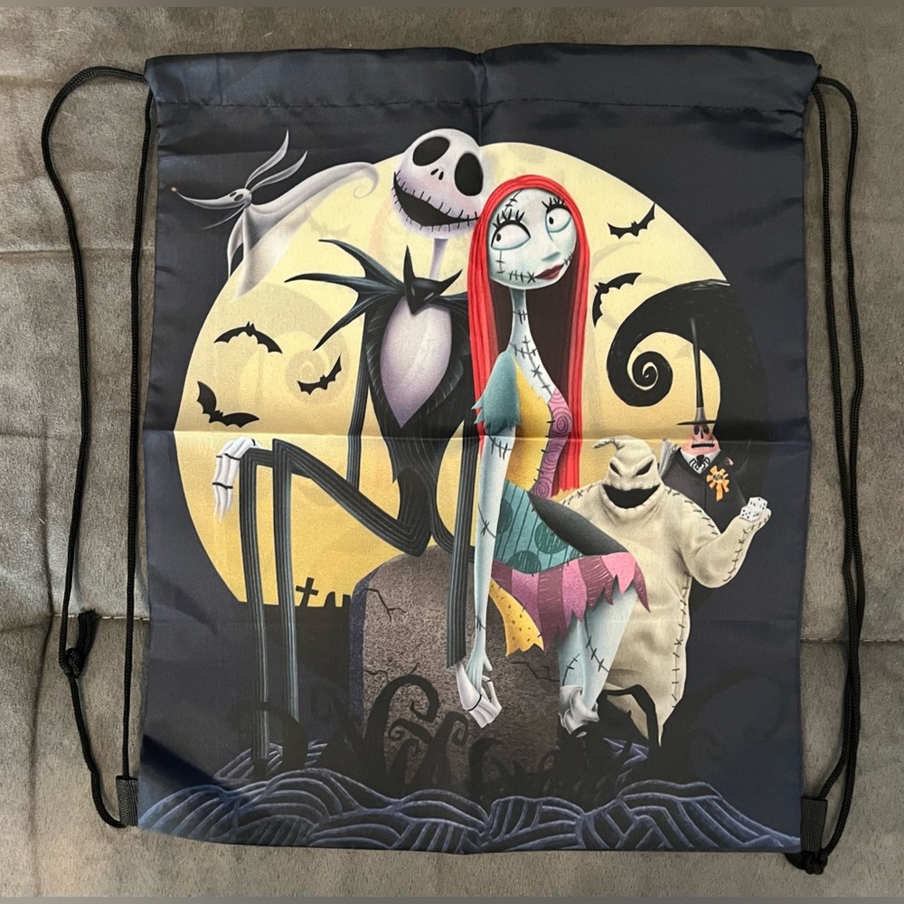 Nightmare Before Christmas Drawstring Bag,New